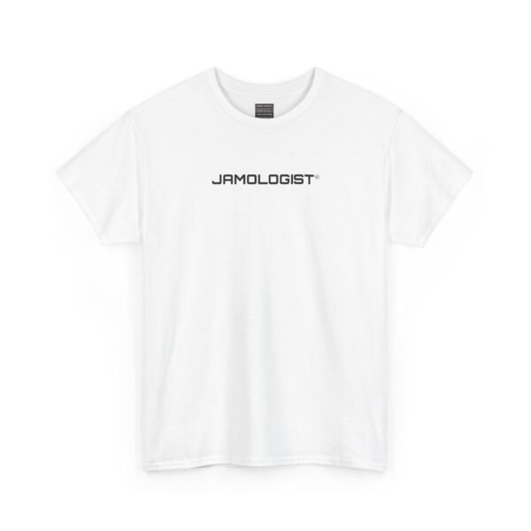 white word Jamologist® Logo T-Shirt Word